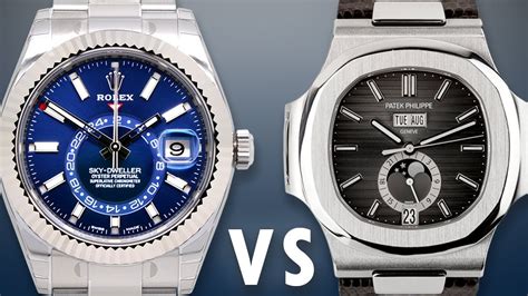 patek philippe nautilus vs rolex submariner